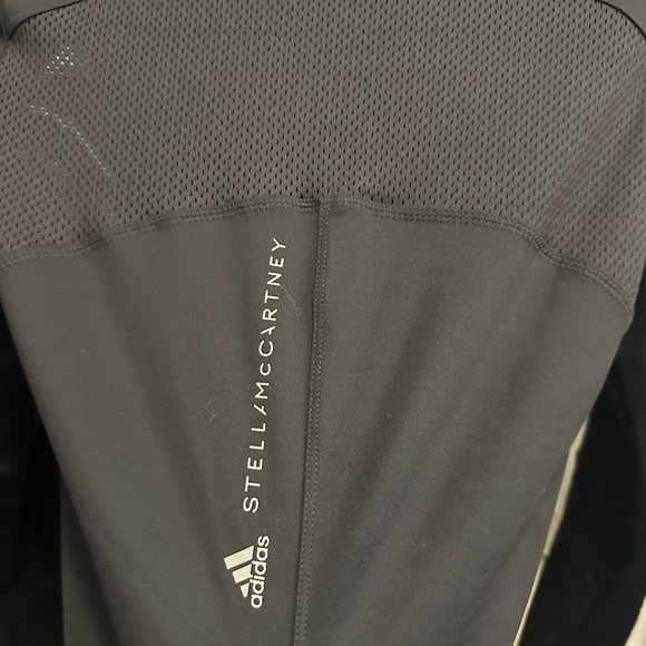 Adidas by Stella Mcartney black front zip athletic jacket! small - Picture 4 of 5